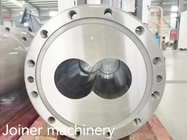 CNC Machining Co-rotating Twin Screw Extruders Mesin Screw Barrel Silinder untuk Makanan yang Dibungkus