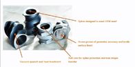 Elemen Sekrup Mesin Plastik Bagian Ekstrusi Sekrup Kembar Bahan PET PP PE ABS