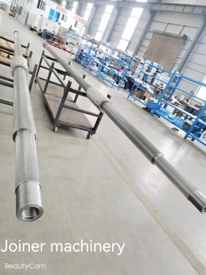 Screw Extruder Involute Spline Shaft Cold Rolling Shaft untuk Industri Film