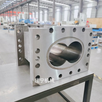 Buhler 155 Twin Screw Extruder Screws Barrel untuk Makanan yang Dibungkus