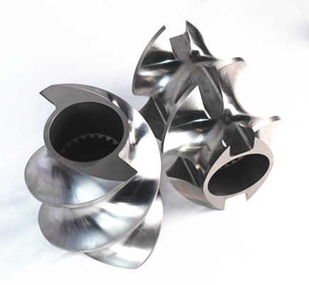 Ketahanan Precision CNC Machining Extruder Siklus Barel Sekrup persegi panjang