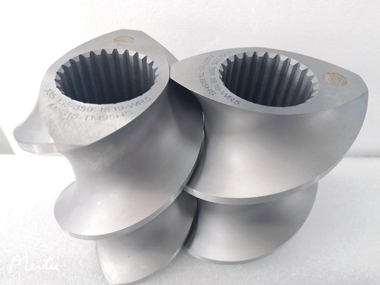 Clextral BC92 Twin Screw Extruder Elemen Sekrup suku cadang untuk Industri Teknik Plastik