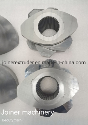 45 Nickel Alloy Twin Screw Extruder Parts Screw Segment Untuk PP PVC