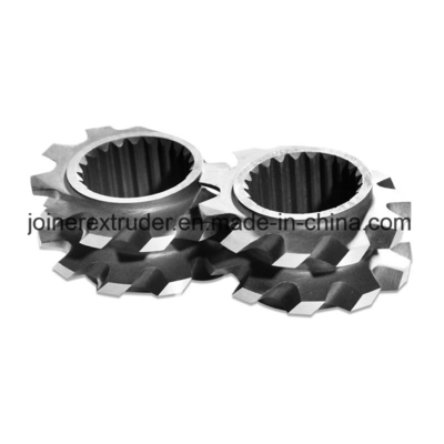 Model 223 41CrAlMo7 38CrMoAl Twin Screw Counter Rotating Extruder untuk Petroleum dan Performance