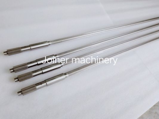 Poros Ketahanan Abrasi yang Baik untuk Poros Extruder Twin Screw untuk Produksi PP, PE