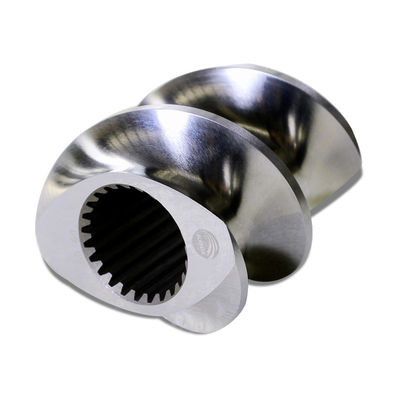 Bahan Ramah Lingkungan Suku Cadang Sekrup Kembar Sekrup TEX65 Kemampuan Mesin Baik