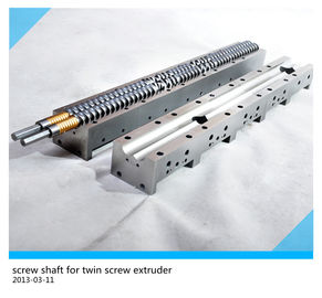 WR15 Ketahanan Abrasi Twin Screw Shafts Diameter 10-120mm HRC44