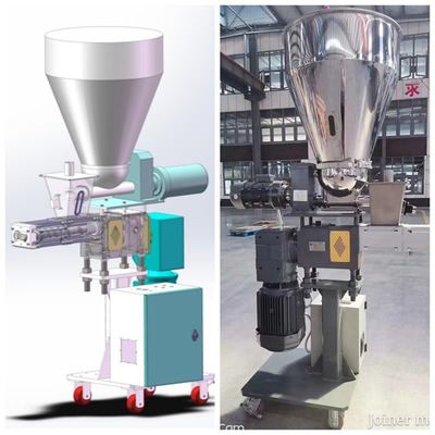 Pellet Polymer Compounding Parallel Co Rotating Twin Screw Extruder Side Feeder untuk Pabrik Petrokimia