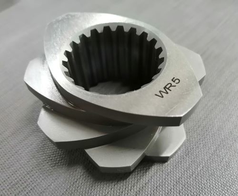 ZSE50 Extruder Screw Segment Kneading Block Φ15.6 - Φ430mm Untuk industri makanan yang dibungkus