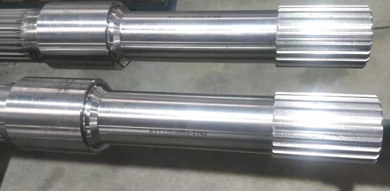 Sekrup Cold Rolling Shaft Untuk Twin Screw Extruder Involute Inner Spline Type