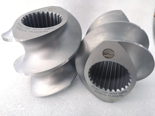 CNC Machining 41CrAlMo7 38CrMoAla Segmen Sekrup Tahan Korosi Untuk Pelletizer