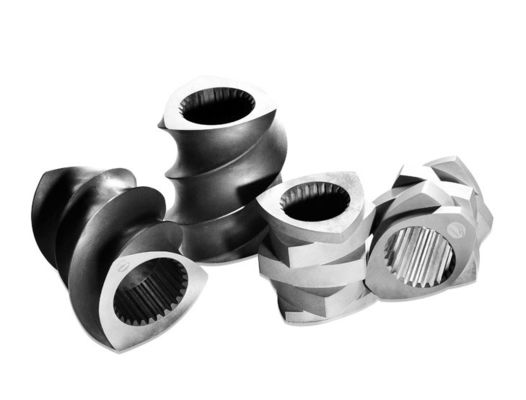 Manajemen ISO Mesin CNC Twin Extruder Machine Parts Komponen Elemen Sekrup