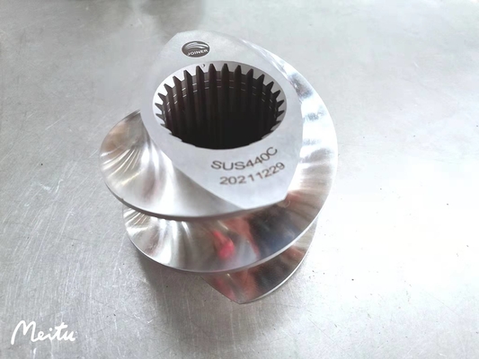 Involve Spline Shaft, Bagian Plastik Extruder untuk Industri Petrokimia