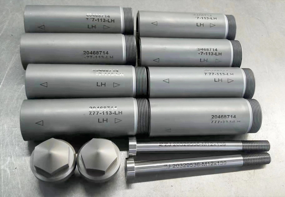 CNC Machining 41CrAlMo7 38CrMoAla Segmen Sekrup Tahan Korosi Untuk Pelletizer
