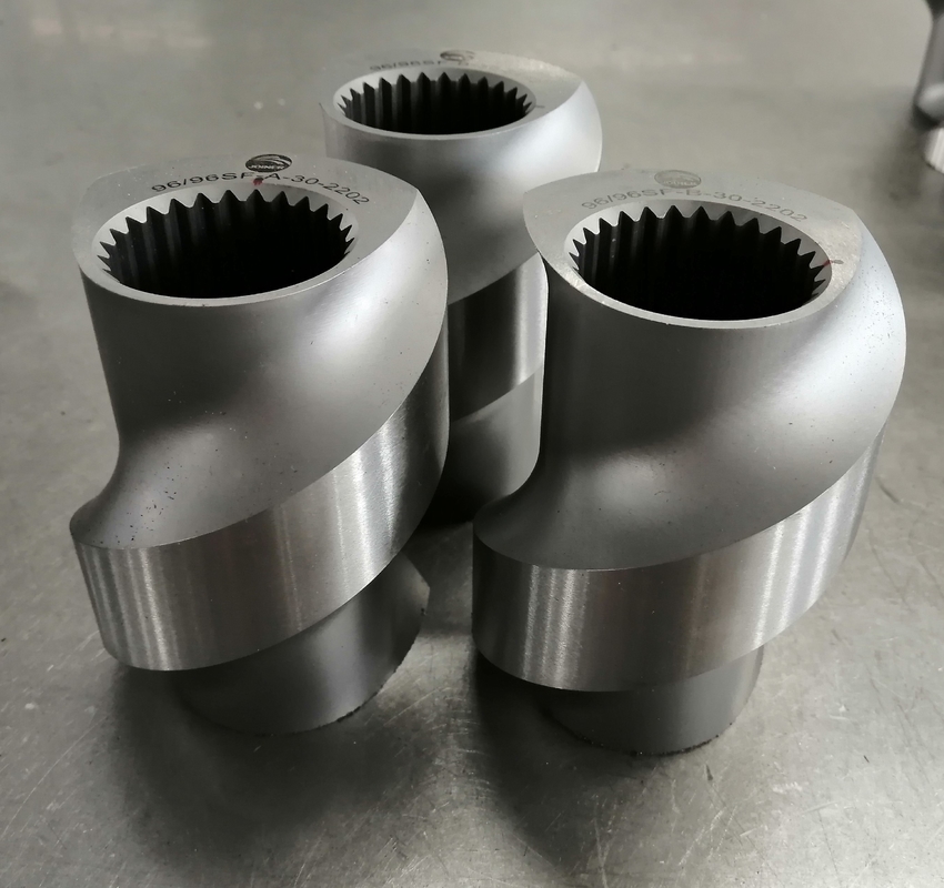 ZSE50 Extruder Screw Segment Kneading Block Φ15.6 - Φ430mm Untuk industri makanan yang dibungkus