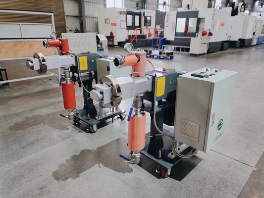 Kapasitas 5.5KW 600rpm Alloy Steel Barrel Side Feeder untuk Twin Screw Extruders