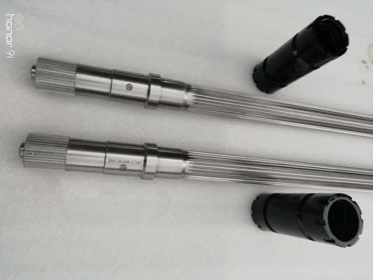 Jerman Involute Spline Shaft Cold Rolling Shaft untuk Twin Screw Extruder