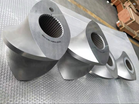 Standar Involute Spline Extruder Mesin Sekrup Elemen Kneading Block