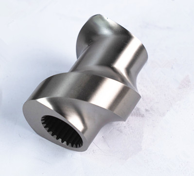 G-25 Toleransi Kelas 9H Twin Screw Extruder Spare Parts Screw Kneading Block dalam industri Film