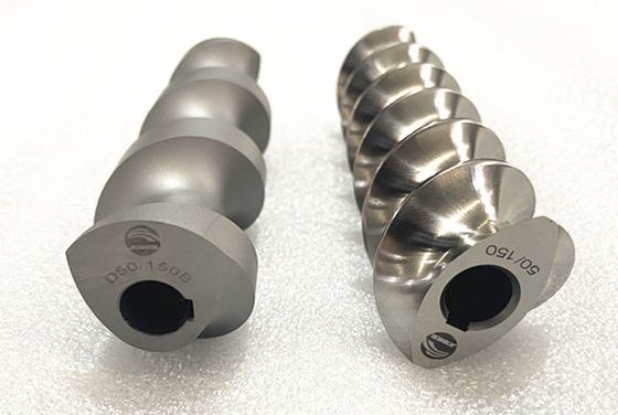SUS440C Bagian Mesin Extruder Sekrup Segmen Untuk Teknik Plastik
