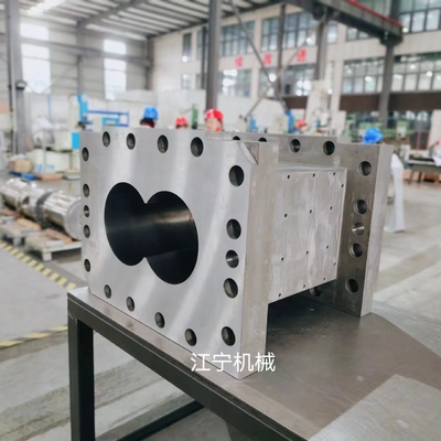 Double Screw Extruder Screw And Barrel Abrasive Resistant Untuk Industri Pangan yang Dibungkus