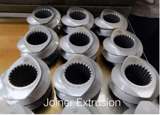 Macross 46 Twin Screw Extruder Elemen Sekrup Untuk Industri Plastik