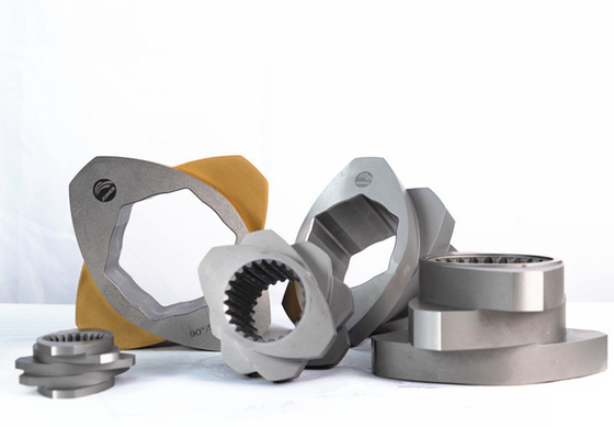 Model 70 Involute Spline Extruders Bagian Mesin Kneading Blocks Komponen Sekrup