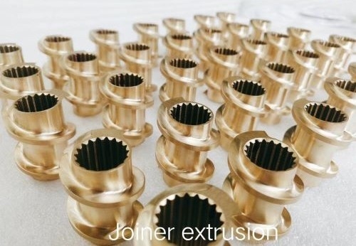 WR15E tahan abrasi Twin Screw Shafts Diameter 10-120mm HRC44 Kekerasan untuk Industri Makanan