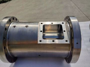 ZE80 Berstorff Extruder Parts Mesin Barel Desain Baja Paduan Pinggul
