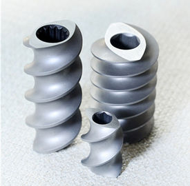92 Bagian Pelletizer Nickel Alloy Elemen Sekrup Untuk Ekstruder Sekrup Plastik Kayu