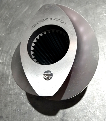 Komponen Mesin Extruder Sekrup Kembar Spline Bagian Dalam Untuk Pelet