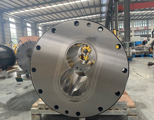 Diameter besar Maris 219 Putaran Twin Screw Extruder Barrel Untuk Industri Petrokimia