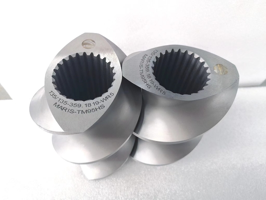 Vacuum quenching Snack Pellets Twin Screw Extruder Parts for Puffed Food Industry