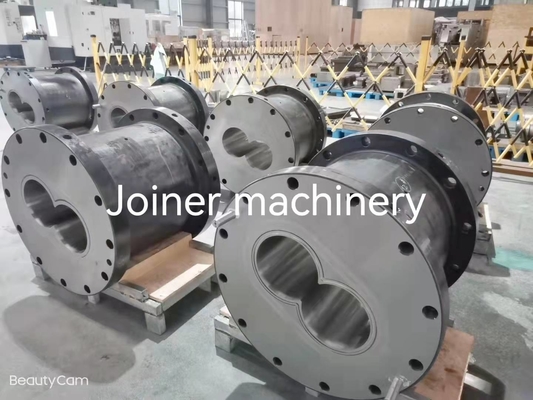 Modele 223 Twin Screw Extruder Machine Components Barrel Untuk Industri Petrokimia