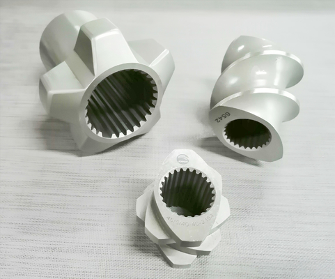 Pengecoran tahan c Parallel PE Pipe Extruder,Pelletizer Sekrup Elemen untuk Petrochemical Factory