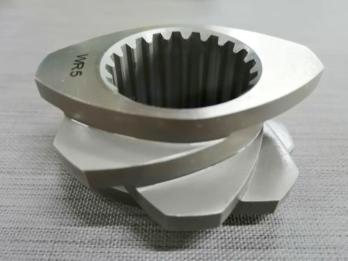 Manajemen ISO Double Screw Extruder Machine Screw Elements Kneading Block