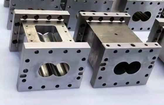 Manajemen ISO Durable Precision CNC Machining Extruder Rectangular Barrel cylinder