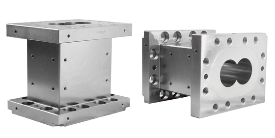 Bagian-bagian Mesin Extruder Kembar Mesin CNC Presisi Tahan Lama Barel Silinder