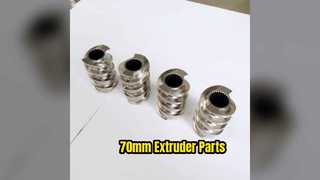 Elemen Ekstruder Sekrup Kembar 70mm Ketahanan Aus Tinggi