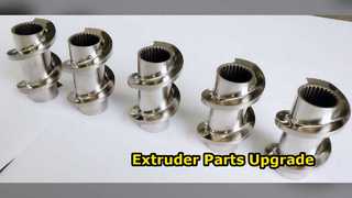 ZSE75 Bagian Ekstruder Sekrup Kembar PP PE POM PVC