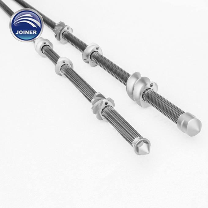 Involute Spline Shaft Cold Rolling Shaft Spare Parts Untuk Coperion
